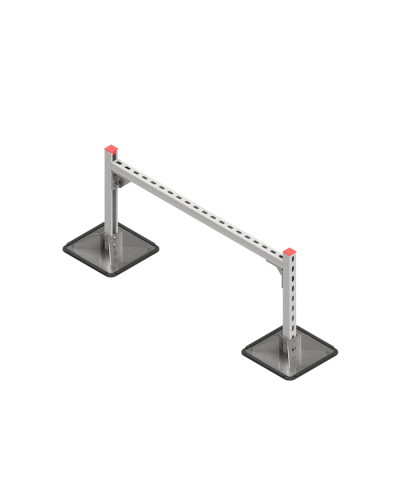 Опорная конструкция для горизонтальных прямоугольных воздуховодов и металлических лотков кабеленесущих систем TECHNORAPTOR STEELFOOT 1000х500 HD КМ-профиль (KM-TR-STF-SSHRAD-1000-500 HD) в Комсомольске-на-Амуре Системы видеонаблюдения Pintop.ru
