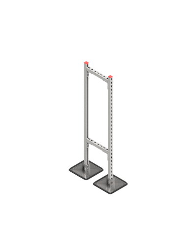 Опорная конструкция для горизонтальных прямоугольных воздуховодов и металлических лотков кабеленесущих систем TECHNORAPTOR STEELFOOT 350х1500 HD КМ-профиль (KM-TR-STF-SSHRAD-350-1500 HD) в Комсомольске-на-Амуре Системы видеонаблюдения Pintop.ru