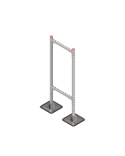 Опорная конструкция для горизонтальных прямоугольных воздуховодов и металлических лотков кабеленесущих систем TECHNORAPTOR STEELFOOT 500х1500 HD КМ-профиль (KM-TR-STF-SSHRAD-500-1500 HD) в Комсомольске-на-Амуре Системы видеонаблюдения Pintop.ru