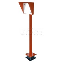 Стойка для считывателя Аякс 150х250 мм, черная, Базовая, прямая