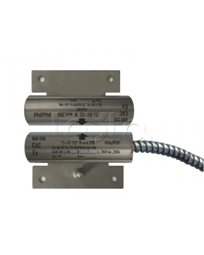 Извещатель охранный точечный магнитоконтактный взрывозащищённый Магнито-контакт Ех ИО102 N исп.200 вывод с магнитом М-200 1Ex d IIC T6 Gb / РB Ex d I Mb в Комсомольске-на-Амуре Извещатели охранные (Ex) Pintop.ru