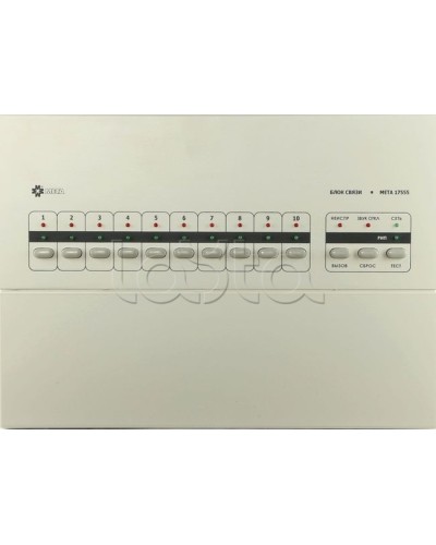 Блок связи на 10 каналов МЕТА 17555 в Комсомольске-на-Амуре Система оповещения и трансляции Мета Pintop.ru