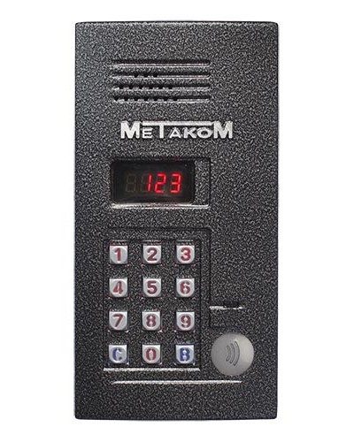 Блок вызова домофона Метаком MK2012-MFEVN в Комсомольске-на-Амуре Блоки вызова многоабонентные Pintop.ru