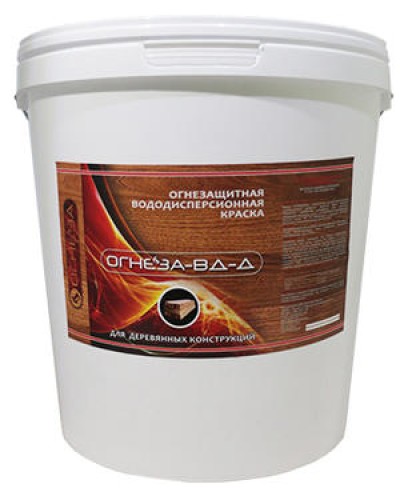 Краска огнезащитная водно-дисперсионнаявспучивающаясядля дерева Огнеза марки«ОГНЕЗА-ВД-Д» , ведро 25 кг., цвет белый в Комсомольске-на-Амуре Огнезащитные краски Pintop.ru