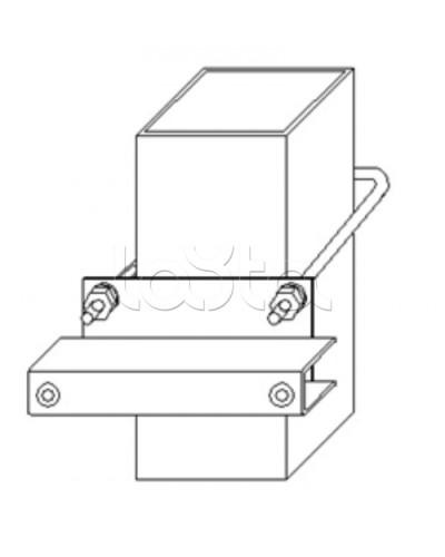 Узел крепления блоков подключения и управления БД-НР, БМ-НР, БУПР извещателей Омега-микродизайн УЗК-КС 80 в Комсомольске-на-Амуре Кронштейны и планки для извещателей Pintop.ru