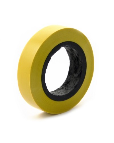 Изолента ПВХ 20 метров ширина 19мм (Желтый) ПожТехКабель PTK-Accessories в Комсомольске-на-Амуре Стяжки-хомуты Pintop.ru