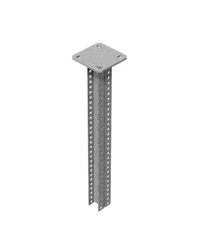 Стойка консольная сварная двойная 600 мм (35х30) (2,0) (пятка 120х120) (5,0) ПожТехКабель (573-304) в Комсомольске-на-Амуре Аксессуары для лотков Pintop.ru