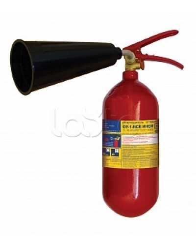 Огнетушитель ПОЖТЕХНИКА ОУ-6 -Морской ИНЕЙ (89В, до 10 000V) (баллон по ГОСТ 949) в Комсомольске-на-Амуре Огнетушители Pintop.ru