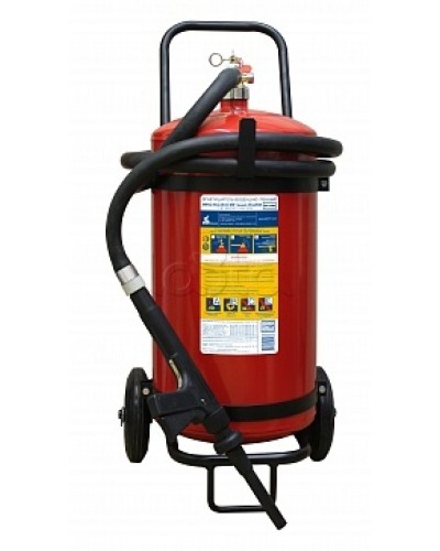 Огнетушитель ПОЖТЕХНИКА ОВП-40(з) МИГ зимний (ФторПАВ) на съемн.тележке с перекр. стволом (баллон 50 л, ОТВ 40 л) в Комсомольске-на-Амуре Огнетушители Pintop.ru