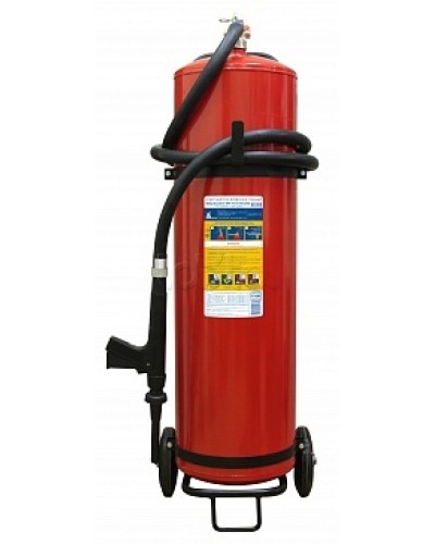 Огнетушитель ПОЖТЕХНИКА ОВП-80(з) МИГ летний (ФторПАВ) на съемн.тележке с перекр. стволом (баллон 100 л, ОТВ 80 л) в Комсомольске-на-Амуре Огнетушители Pintop.ru