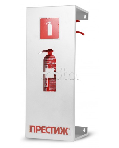 Подставка ПОЖТЕХНИКА Подставка настенная под огнетушитель ПРЕСТИЖ белый в Комсомольске-на-Амуре Аксессуары для огнетушителей Pintop.ru