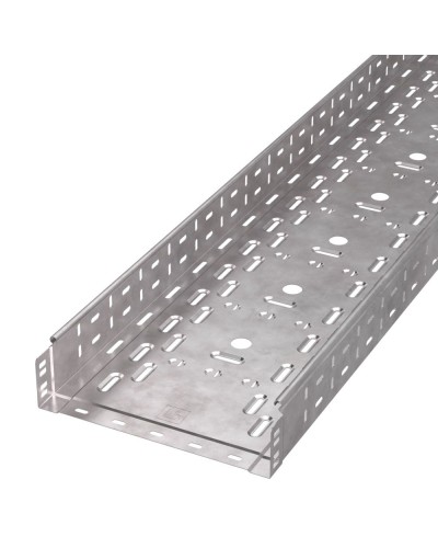 Лоток перфорированный Стандарт HDZ 300х80х3000 (1,0 мм) (6 м/уп) Промрукав (PR16.2468) в Комсомольске-на-Амуре Кабельные лотки Pintop.ru