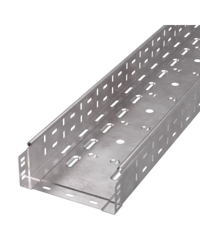 Лоток перфорированный Стандарт HDZ 200х80х3000 (1,0 мм) (6 м/уп) Промрукав (PR16.2465) в Комсомольске-на-Амуре Кабельные лотки Pintop.ru