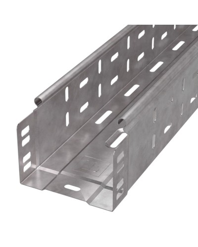 Лоток перфорированный Стандарт HDZ 100х80х3000 (1,0 мм) (6 м/уп) Промрукав (PR16.2459) в Комсомольске-на-Амуре Кабельные лотки Pintop.ru