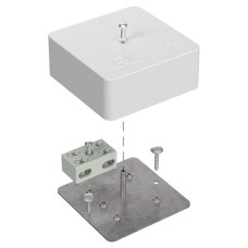 Коробка огнест. разветвительная 75х75х30 (87 шт/кор) Промрукав (40-0450-FR6.0-4-2-Р)