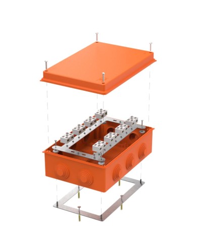 Коробка огнест. 260х175х90 (7 шт/кор) Промрукав (40-0330-FR6.0-4-16-Р) в Комсомольске-на-Амуре Распределительные коробки Pintop.ru