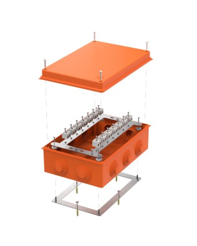 Коробка огнест. для о/п 40-0330-FR2.5-28 Е15-Е120 RAL2004 260х175х90 (7 шт/кор) Промрукав (40-0330-FR2.5-28) в Комсомольске-на-Амуре Распределительные коробки Pintop.ru