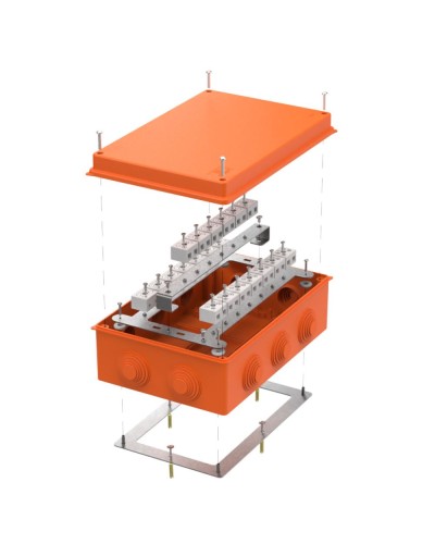 Коробка огнест. для о/п 40-0330-FR10.0-40 Е15-Е120 RAL2004 260х175х90 (7 шт/кор) Промрукав (40-0330-FR10.0-40) в Комсомольске-на-Амуре Распределительные коробки Pintop.ru