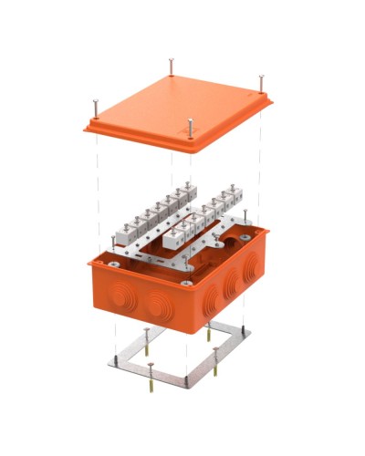 Коробка огнест. для о/п 40-0320-FR6.0-28 Е15-Е120 RAL2004 200х150х75 (5 шт/кор) Промрукав (40-0320-FR6.0-28) в Комсомольске-на-Амуре Распределительные коробки Pintop.ru