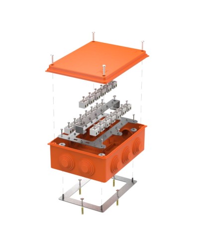 Коробка огнест. для о/п 40-0320-FR2.5-40 Е15-Е120 RAL2004 200х150х75 (5 шт/кор) Промрукав (40-0320-FR2.5-40) в Комсомольске-на-Амуре Распределительные коробки Pintop.ru