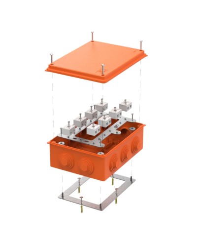 Коробка огнест. для о/п 40-0320-FR10.0-16 Е15-Е120 RAL2004 200х150х75 (5 шт/кор) Промрукав (40-0320-FR10.0-16) в Комсомольске-на-Амуре Распределительные коробки Pintop.ru