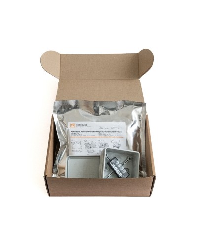 Коробка распред. двухкомп. (HF) 80х80х40 серая Промрукав (PR80.0174) в Комсомольске-на-Амуре Распределительные коробки Pintop.ru