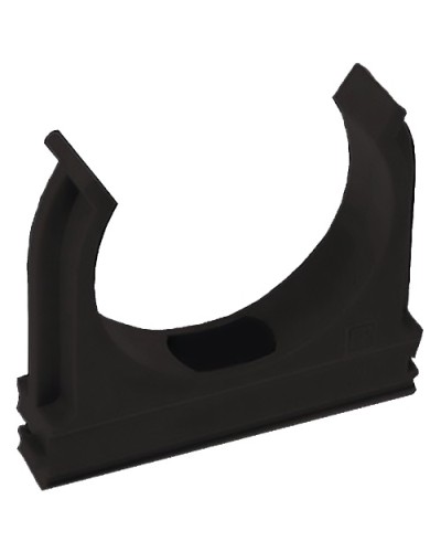 Крепёж-клипса для труб Полистирол черная д32 (25шт/500шт уп/кор) Промрукав (02732ч) в Комсомольске-на-Амуре Держатели, клипсы, скобы Pintop.ru