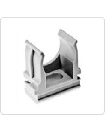 Крепеж-Клипса 32мм, серый, (50шт/уп) Промрукав 0632 в Комсомольске-на-Амуре Держатели, клипсы, скобы Pintop.ru