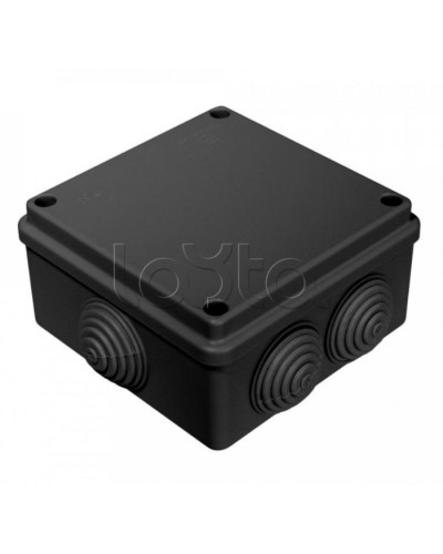 Коробка распределительная для о/п безгалогенная (HF) черная 70х70х40 (132шт/кор) Промрукав (40-0200-9005) в Комсомольске-на-Амуре Распределительные коробки Pintop.ru