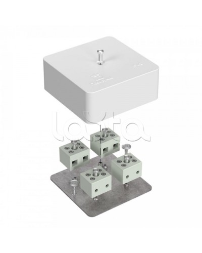 Коробка огнестойкая для кабель-канала 40-0450-FR6.0-8 Е15-Е60 (латунь) 75х75х30 Промрукав (40-0450-FR6.0-8-Е60) в Комсомольске-на-Амуре Распределительные коробки Pintop.ru