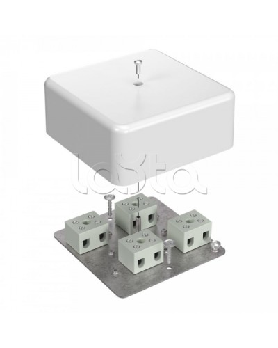 Коробка огнестойкая для кабель-канала 40-0470-FR6.0-8 Е15-Е60 (латунь) 103х103х45 Промрукав (40-0470-FR6.0-8-Е60) в Комсомольске-на-Амуре Распределительные коробки Pintop.ru