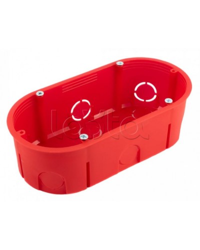 Коробка установочная двухместная безгалогенная (HF) 140х68х46 (94шт/кор) Промрукав (80-0540С) в Комсомольске-на-Амуре Распределительные коробки Pintop.ru