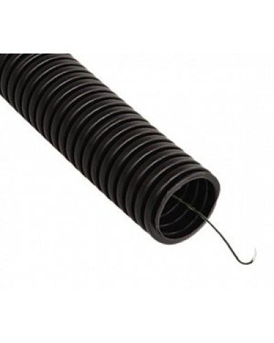 Труба гофрированная ПВХ легкая 350 Н черная с/з д16 (50 м/3000 м уп/пал) Промрукав (PR01.0054) в Комсомольске-на-Амуре Труба гофрированная Pintop.ru