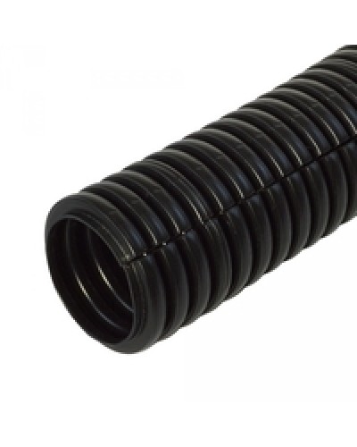 Труба гофрированная ПП лёгкая 350 Н безгалогенная (HF) разрезная черная д20 (100м/4800м уп/пал) Промрукав PR02.0064 в Комсомольске-на-Амуре Труба гофрированная Pintop.ru