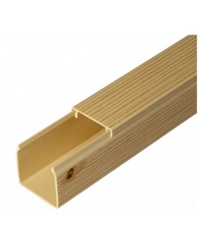 Кабель-канал сосна 2-й замок 25х25 (48м/уп) Промрукав (PR.025438) в Комсомольске-на-Амуре Кабель-канал Pintop.ru