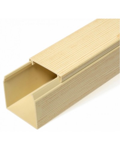 Кабель-канал сосна 2-й замок 40х40 (60м/уп) Промрукав (PR.025448) в Комсомольске-на-Амуре Кабель-канал Pintop.ru