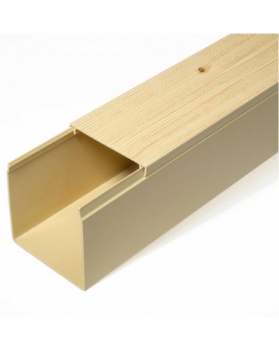 Кабель-канал сосна 2-й замок 60х60 (24м/уп) Промрукав (PR.025450) в Комсомольске-на-Амуре Кабель-канал Pintop.ru