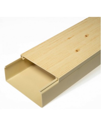 Кабель-канал сосна 2-й замок 100х40 (24м/уп) Промрукав (PR.025453) в Комсомольске-на-Амуре Кабель-канал Pintop.ru