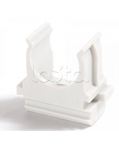 Крепёж-клипса для труб Полистирол белая д50 (10шт/200шт уп/кор) Промрукав (PR.02750б) в Комсомольске-на-Амуре Держатели, клипсы, скобы Pintop.ru