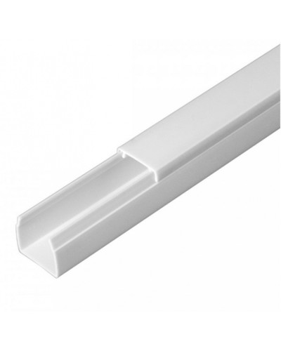 Кабель-канал белый 2-й замок в п/э 16х16 (84 м/уп) Промрукав (PR03.0048) в Комсомольске-на-Амуре Кабель-канал Pintop.ru