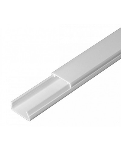 Кабель-канал белый 2-й замок в п/э 20х10 (96 м/уп) Промрукав (PR03.0049) в Комсомольске-на-Амуре Кабель-канал Pintop.ru