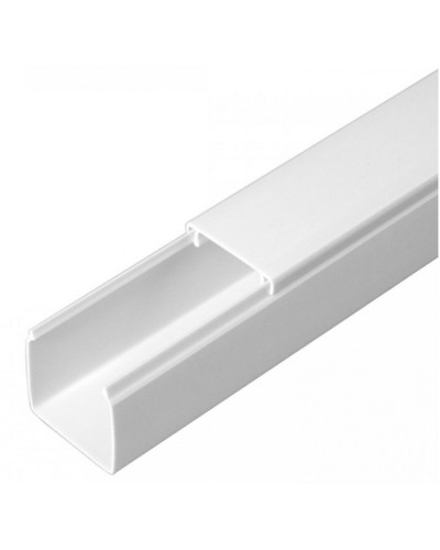 Кабель-канал белый 2-й замок в п/э 25х25 (32 м/уп) Промрукав (PR03.0051) в Комсомольске-на-Амуре Кабель-канал Pintop.ru