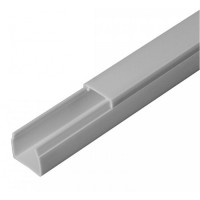Кабель-канал серый RAL 7035 2-й замок в п/э 16х16 (120м/уп) Промрукав (PR03.0070)
