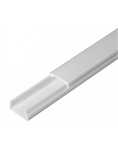 Кабель-канал серый RAL 7035 2-й замок в п/э 20х10 (180м/уп) Промрукав (PR03.0071) в Комсомольске-на-Амуре Кабель-канал Pintop.ru