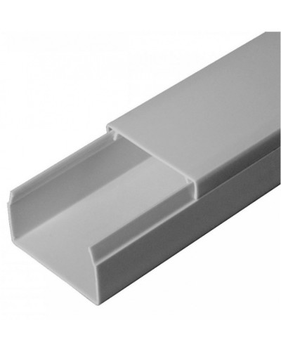 Кабель-канал серый RAL 7035 2-й замок в п/э 40х25 (30м/уп) Промрукав (PR03.0075) в Комсомольске-на-Амуре Кабель-канал Pintop.ru