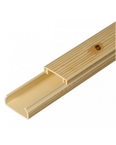 Кабель-канал сосна 2-й замок в п/э 20х10 (96 м/уп) Промрукав (PR03.0181) в Комсомольске-на-Амуре Кабель-канал Pintop.ru