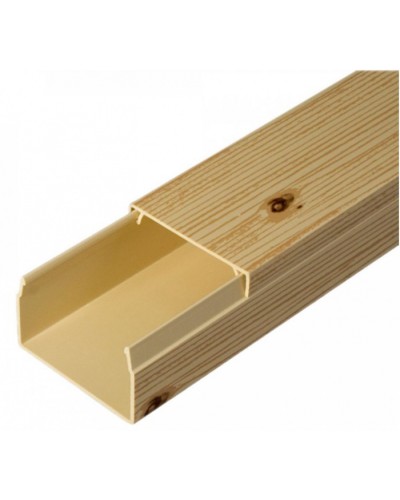 Кабель-канал сосна 2-й замок в п/э 40х25 (24 м/уп) Промрукав (PR03.0185) в Комсомольске-на-Амуре Кабель-канал Pintop.ru