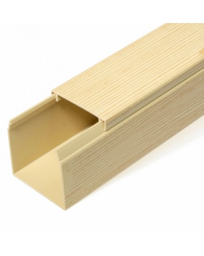 Кабель-канал сосна 2-й замок в п/э 40х40 (24 м/уп) Промрукав (PR03.0186) в Комсомольске-на-Амуре Кабель-канал Pintop.ru