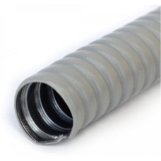 Металлорукав в ПВХ оболочке серый Р3-ЦП-НГ-12 (100м/уп) Промрукав (PR04.0469)