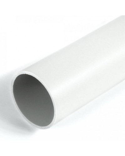 Труба жесткая ПВХ 2-х метровая легкая белая д63 (10м/уп) Промрукав (PR05.0029) в Комсомольске-на-Амуре Гладкая труба Pintop.ru